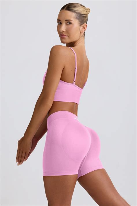 Define Luxe Mini Shorts in Bubblegum Pink – Pzagi