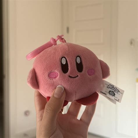 kirby small plush keychain #kirby #nintendo... - Depop