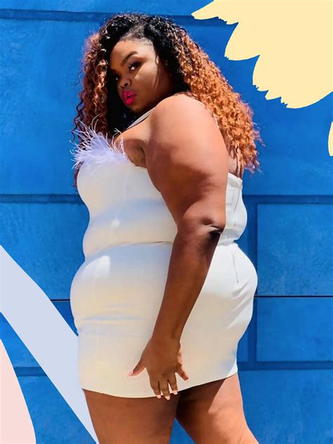 Download Fat Black Woman In White Dress Wallpaper | Wallpapers.com