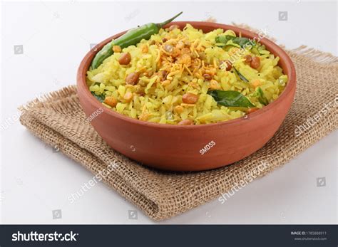 indian food poha images stock  vectors shutterstock