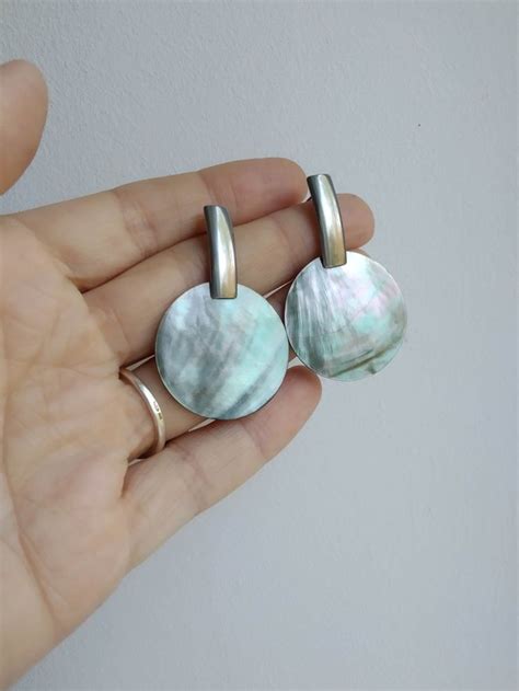 Серьги из перламутра