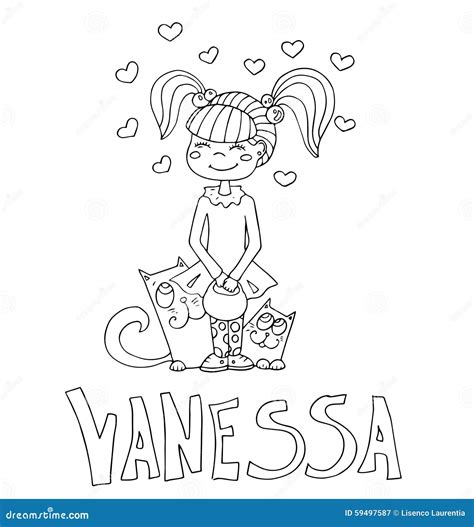 Vanessa Name Drawing