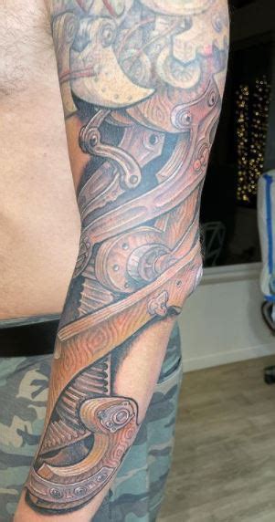 40+ крутых биомеханических татуировок - ️ Онлайн блог о тату IdeasTattoo