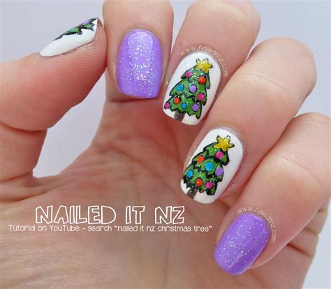 How To Do A Christmas Tree On Nails at Ella Byatt blog