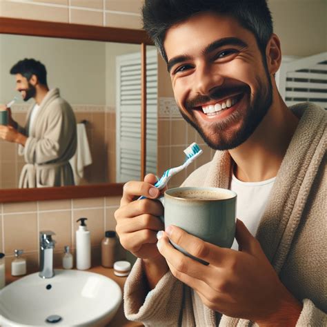 minty mornings  bitter brews  saga  coffee  brushing