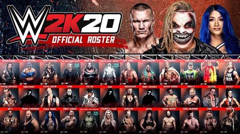 Overall ratings completos do WWE 2K20