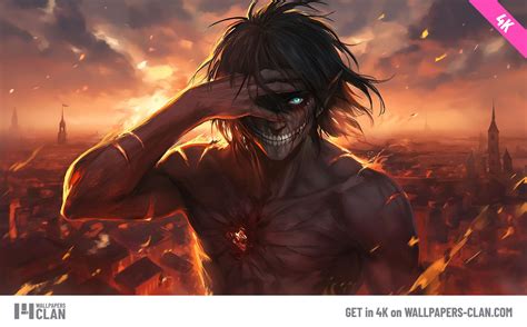 eren yeager titan eren yeager founding titan form  powers gent