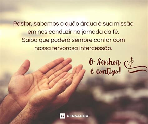 Mensagem Para O Dia Do Pastor - Mensagens para Pastor: 45 homenagens de gratidão e admiração - Pensador