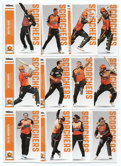 2024 / 25 CA Traders Base Team Set - Perth Scorchers - APT Collectables