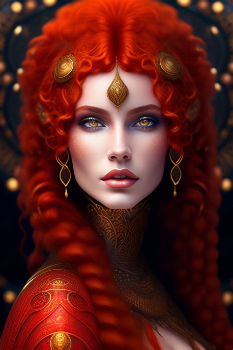 Lexica - Realistic detailed portrait of a beautiful futuristic CELTIc