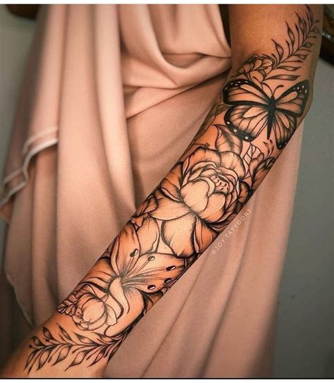 sleeve tattoo for female | Feminine tattoo sleeves, Forearm tattoo ...