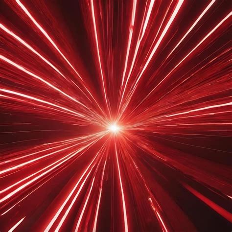 premium photo abstract red light ray