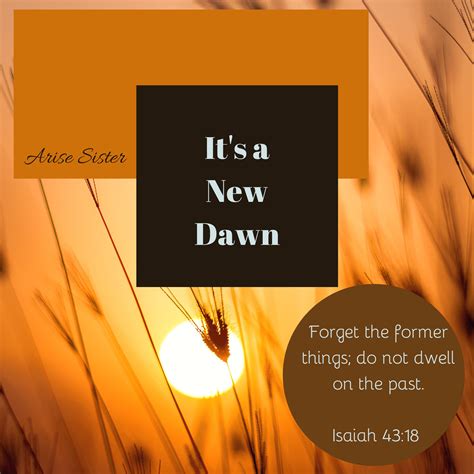 A New Dawn - Arise Sister