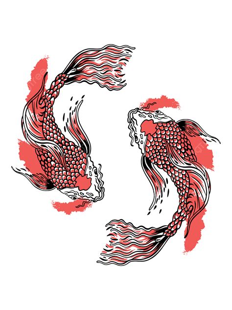 koi fish drawing 3