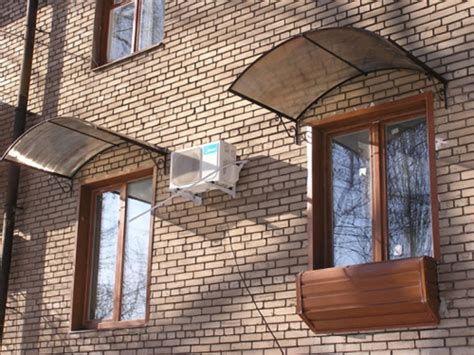 Козырек над окном своими руками