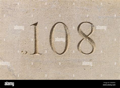 Number 108 High Resolution Stock Photography and Images - Alamy