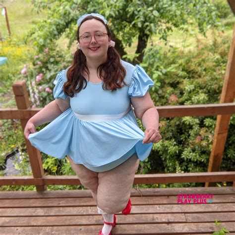 Plus Size ABDL Ageplay Dress Baby Blue and White Short Ballet - Etsy UK
