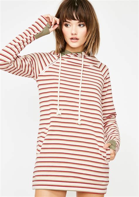 Weekend Crush Stripe Hoodie – Dolls Kill