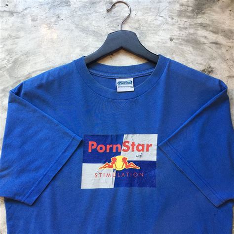 Hook-Ups × Vintage Vintage Porn Star Red Bull 90's Tee | Grailed