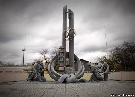 Чернобыльская атомная электростанция - Погибшие герои-пожарники
