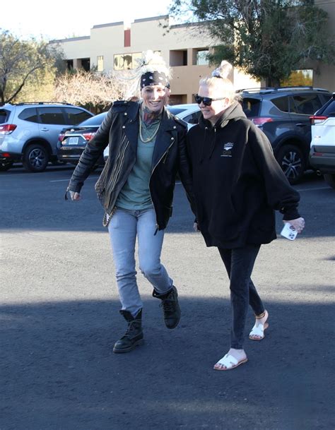 JENNA JAMESON and JESSI LAWLESS Leaves Desert Moon Wellness Facility in