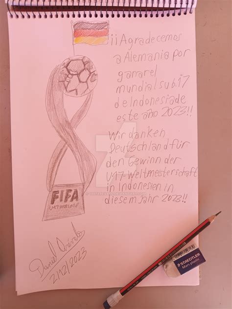 Alemania campeon del mundial sub 17 2023 by 1987arevalo on DeviantArt