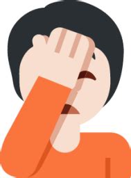 "face palm" Emoji - Download for free – Iconduck