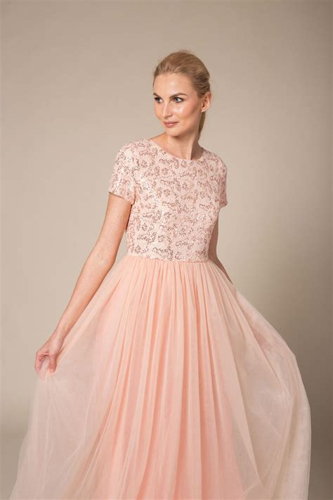 Peach Dress Styles at Fred Joe blog