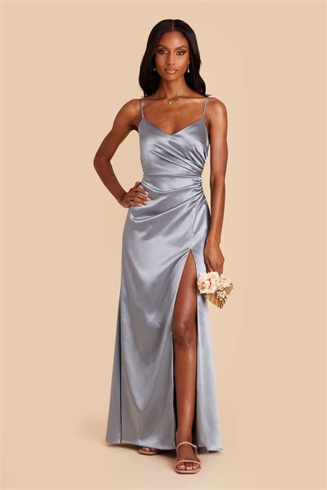 Grey Boho Bridesmaid Dresses
