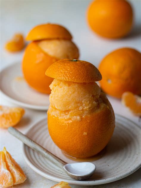 refreshing orange sorbet recipes  beat  heat mexfoody