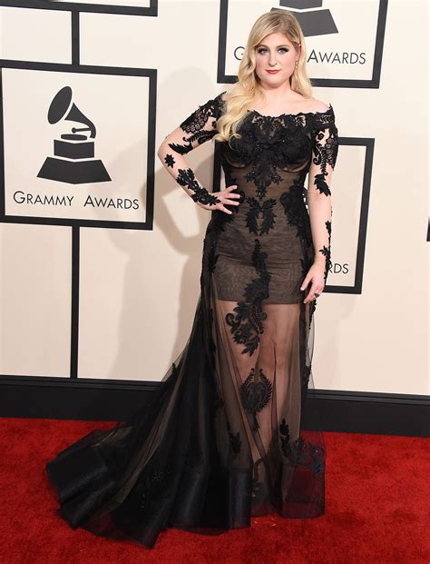Meghan Trainor | The 38 Most Naked Dresses of the Year | POPSUGAR Fashion