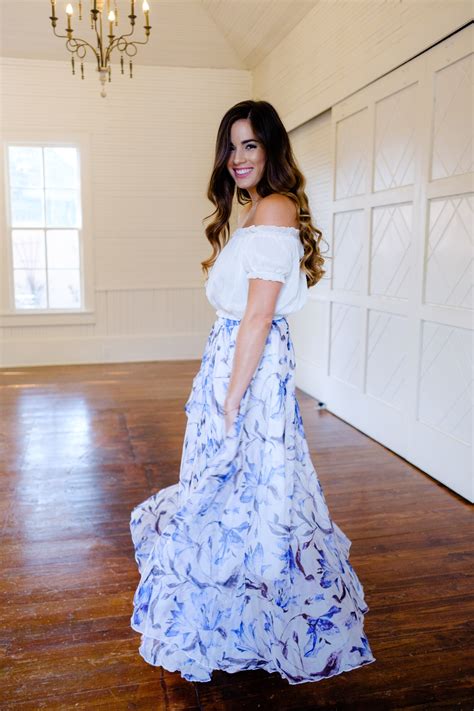 A Twirl-Worthy Maxi Skirt and Stunning Venue - By, Hilary Rose