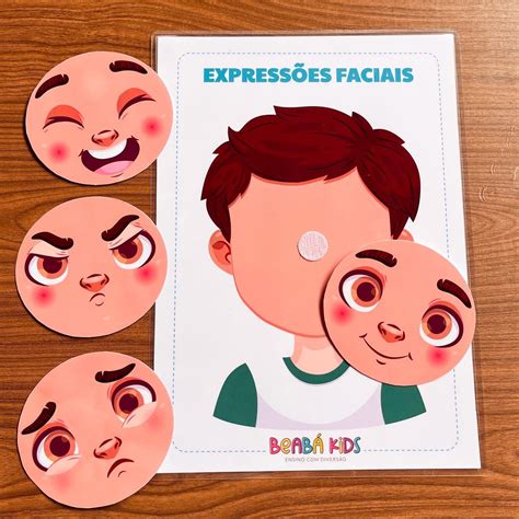Atividade Expressões Faciais Educação Infantil - Atividade – Expressões faciais – Beabá Kids