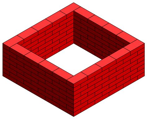 brick wall square clip art  clkercom vector clip art