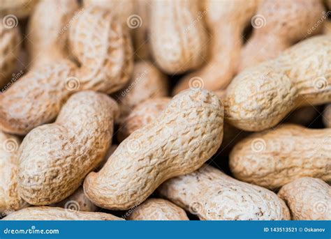 Close Up Unpeeled Peanuts for Background Image Stock Image - Image of