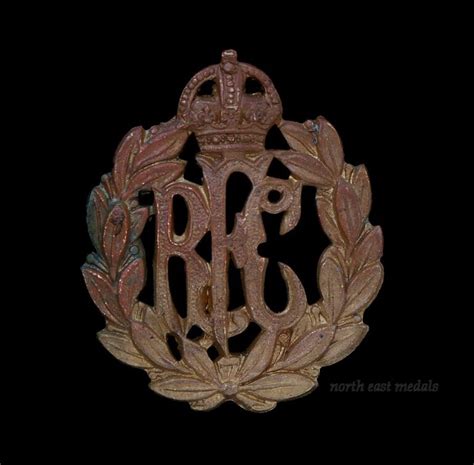 royal flying corps rfc cap badge british badges  medals