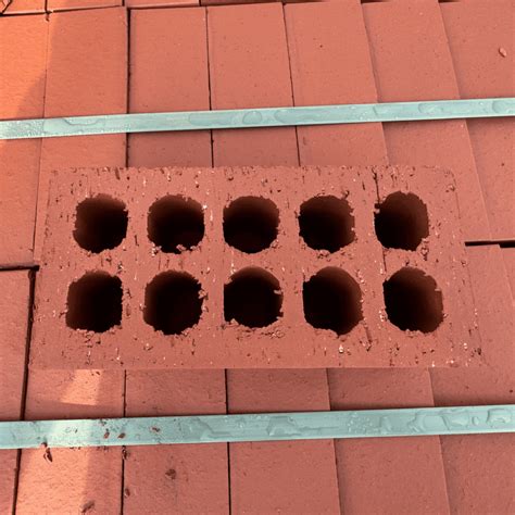 class  red mm engineering brick perforated