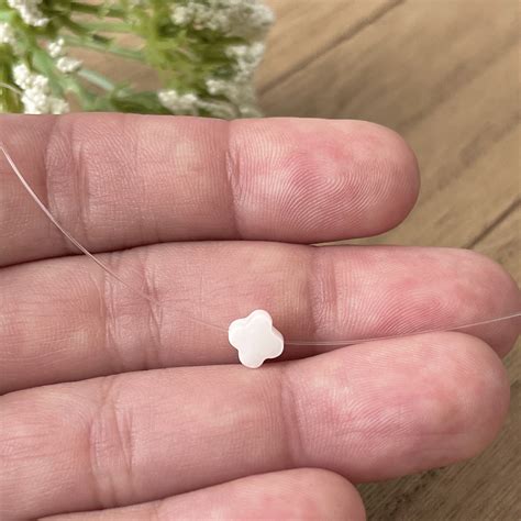 Invisible Necklace, Star Illusion Cord Necklace, Solitaire Pendant