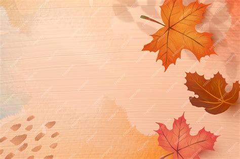 vector fall season background vector  maple leaves