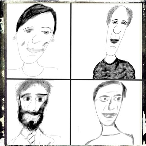 faces   drawings  jack brummet