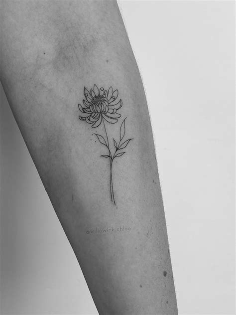 Chrysanthemum tattoo – Artofit