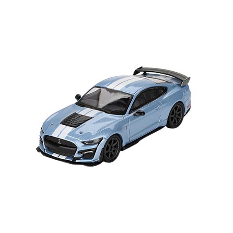 Ford Mustang Shelby GT500 Diecast Model 1:64 Brittany Blue - Walmart.com