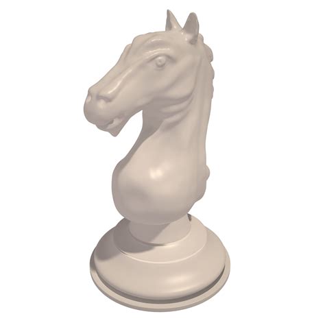 Chess figure knight 3D model 3D printable | CGTrader
