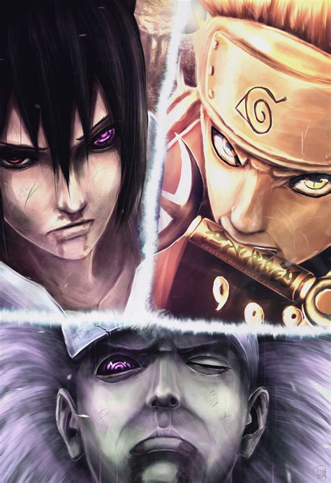 Naruto and Sasuke vs Madara! Final Battle – Naruto 673 | Daily Anime Art