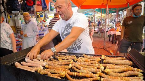 Sicilian Street Food in Palermo 🇮🇹 CRAZY Italian BBQ + HUGE Arancini in ...