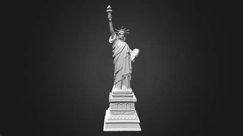 statue  liberty  scan    model  metrond