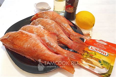 Морской окунь в духовке с лимоном — рецепт с фото пошагово