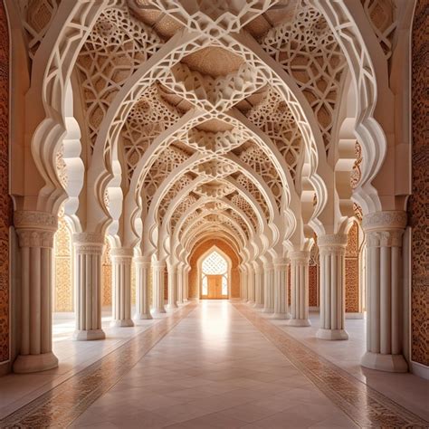 Islamic architecture wallpaper | Premium AI-generated image