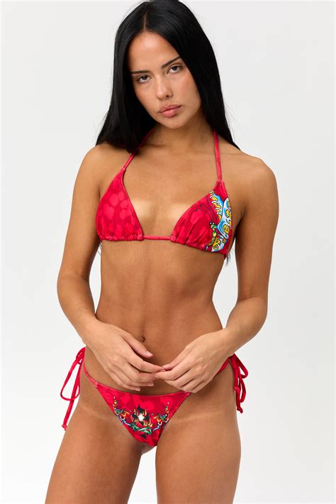 'BUTTERFLY LEOPARD' BIKINI TOP – Ed Hardy Forever