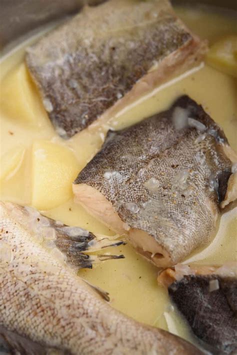 Salted Cod Stew With Potatoes - Real Greek Recipes